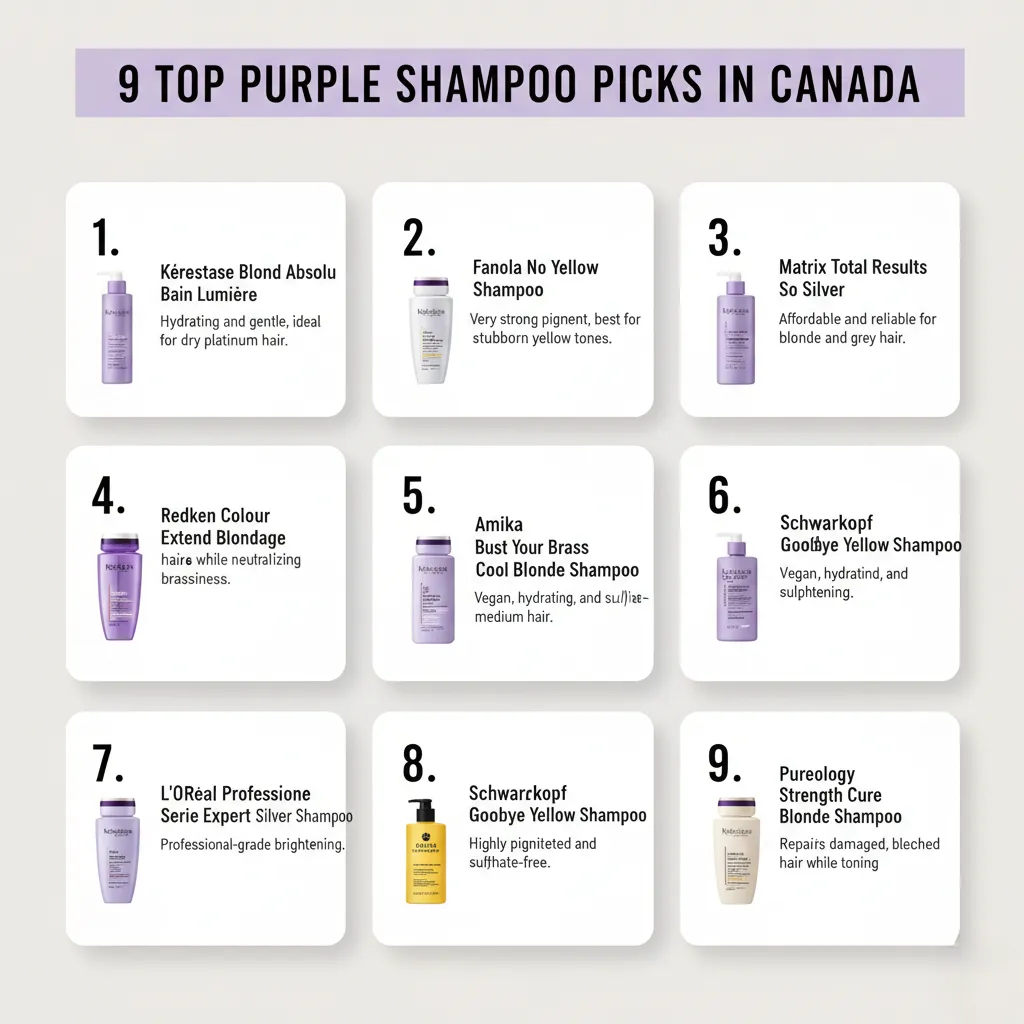 9 Top Purple Shampoo in Canada